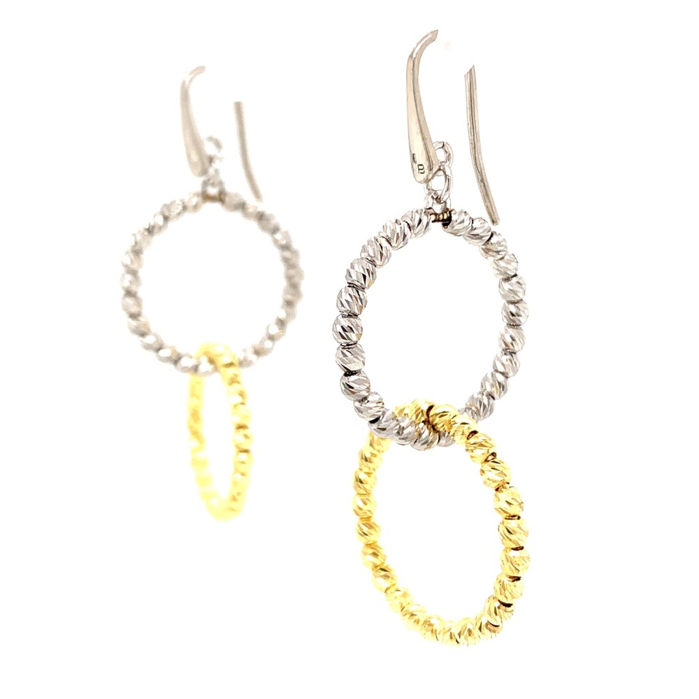 Officina Bernardi Sterling & Gold Plate Earring